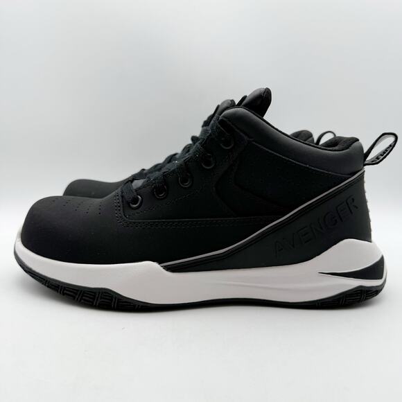 Avenger Mens Reaction SR CT Work Sneakers US 8 D EU 41.5 Black White NIB main image 9
